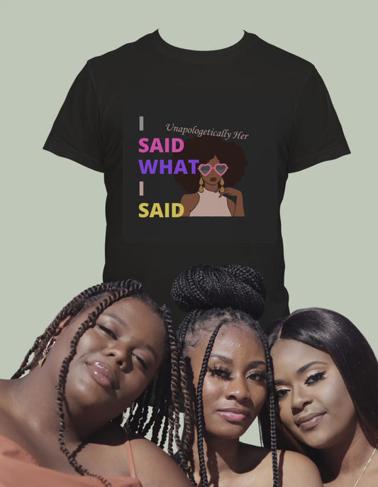 I Said What I Said T-shirt design- PNG file, Instant Download